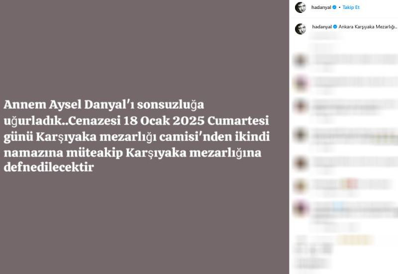 oyuncu huseyin avni danyalin annesi aysel danyal hayatini kaybetti 0 6teaw9UM