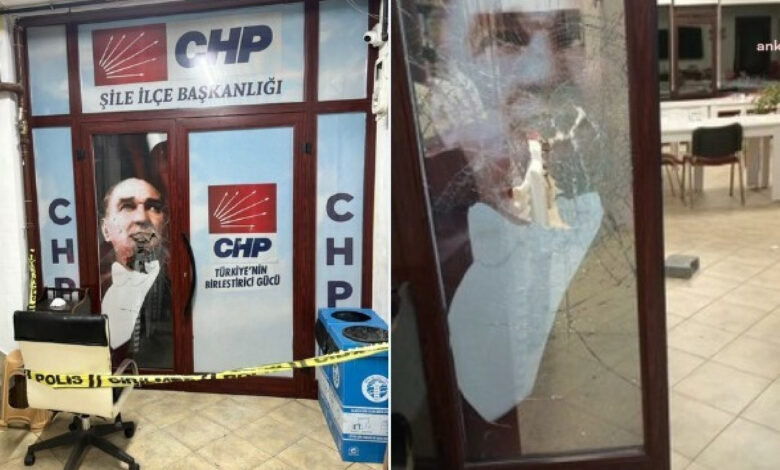 chp sile ilce binasina tasli saldiri IIRHG65v