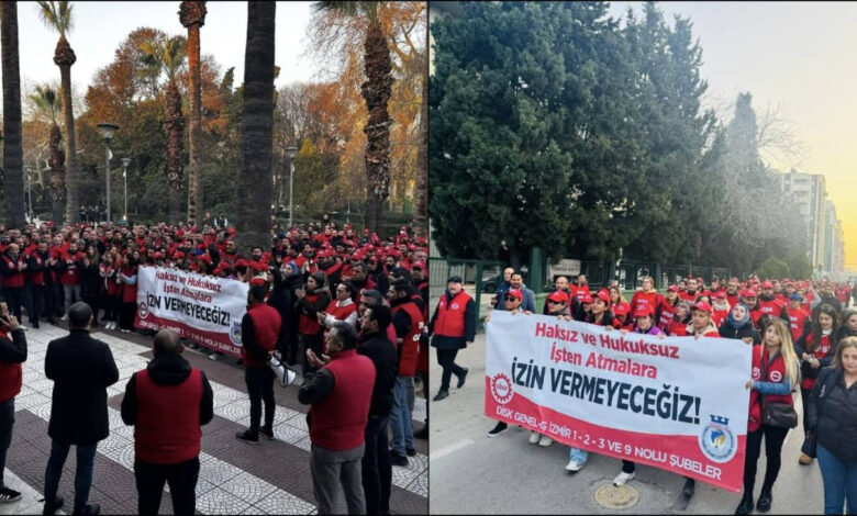 izbbden eylem yapan iscilere idare uzerinde baski kurmaya calisiyorlar kazanim saglamaz vv6CINSk