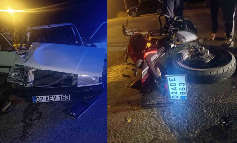 Adıyaman Gölbaşı’nda otomobil ile motosiklet çarpıştı: 1 ölü, 2 yaralı 1 adiyaman golbasinda otomobil ile motosiklet carpisti 1 olu 2 yarali tNXRrV8g