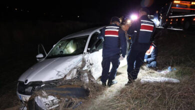 aksarayda kaza trafikte olume sebep olup kacti AJC62CM8