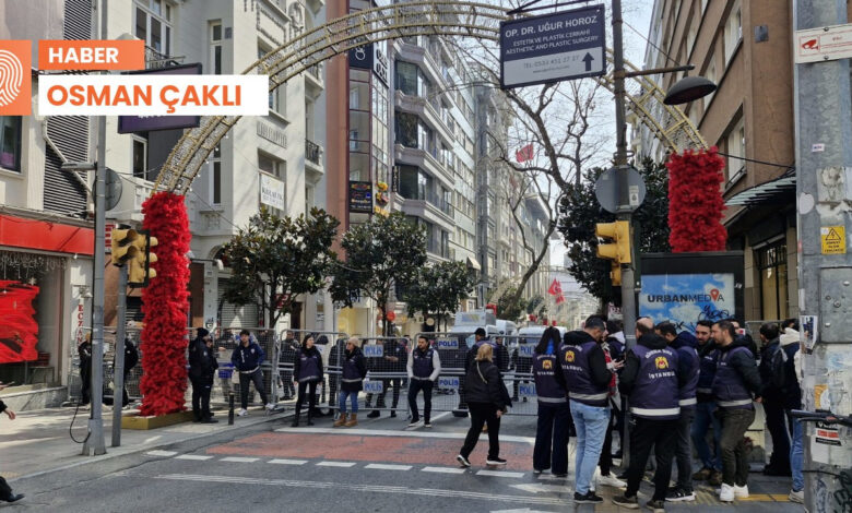 Alevi örgütleri Suriye Başkonsolosluğu önünde: Polis sokağı kapattı 1 alevi orgutleri suriye baskonsoloslugu onunde polis sokagi kapatti iplsfHBW