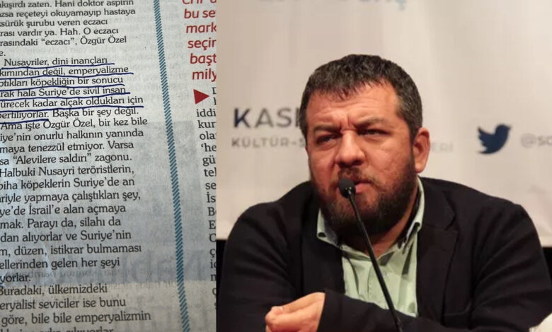Aleviler, İsmail Kılıçarslan'ın nefret yazısına karşı harekete geçti 1 aleviler ismail kilicarslanin nefret yazisina karsi harekete gecti K45zsEPc