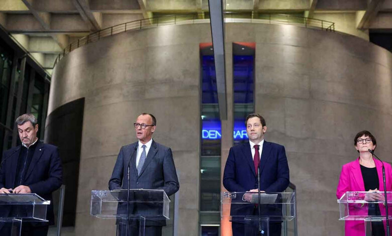 Almanya'da 'Büyük Koalisyon'a doğru: Partiler, 500 milyar euroluk fonda anlaştı 1 almanyada buyuk koalisyona dogru partiler 500 milyar euroluk fonda anlasti BSMM2q6s