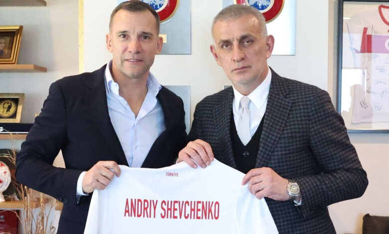 Andriy Shevchenko'dan TFF Başkanı İbrahim Hacıosmanoğlu'na ziyaret 1 andriy shevchenkodan tff baskani ibrahim haciosmanogluna ziyaret iNDB5UHx