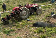 aydinda devrilen traktorun altinda kalan surucu oldu CG7xOF1m