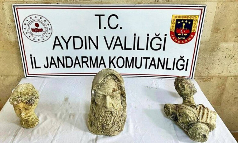 Aydın'da Roma dönemine ait 3 büste el konuldu 1 aydinda roma donemine ait 3 buste el konuldu CTqIWzxf