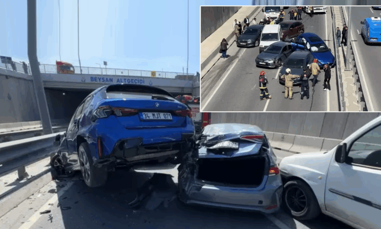 Beylikdüzü’nde altgeçitte zincirleme kaza 1 beylikduzunde altgecitte zincirleme kaza 8rWTrs5l