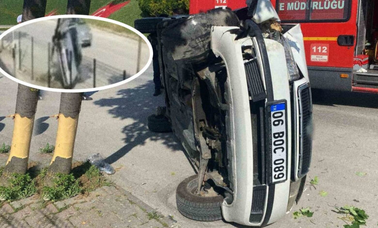 Bolu’da kaza: Otomobil ağaca çarparak devrildi 1 boluda kaza otomobil agaca carparak devrildi smzNQyEe