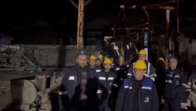 cayirhanda direnis suruyor isciler ozellestirmeye karsi kendilerini madene kapatti GlyBKWtF