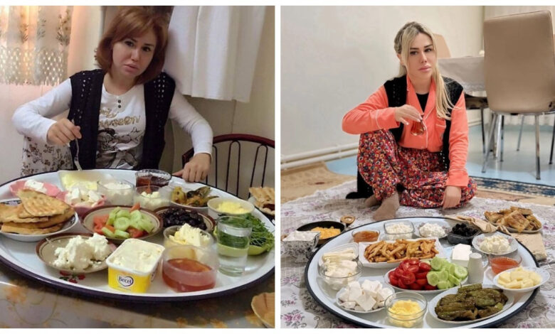 Ceylan meşhur yer sofrası pozunu tekrarladı: 'Yıllara kafa atmışım' 1 ceylan meshur yer sofrasi pozunu tekrarladi yillara kafa atmisim 8XeqxR2x