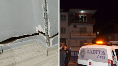 derin catlaklar nedeniyle bosaltilan binaya yeniden yerlestiler DKzi4X1J