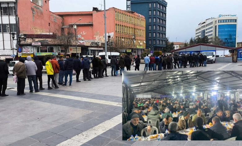 Diyarbakır’da iftar kuyruğu: 'İhtiyaç sahiplerinin karnı doyuyor' 1 diyarbakirda iftar kuyrugu ihtiyac sahiplerinin karni doyuyor tqUJWEuc
