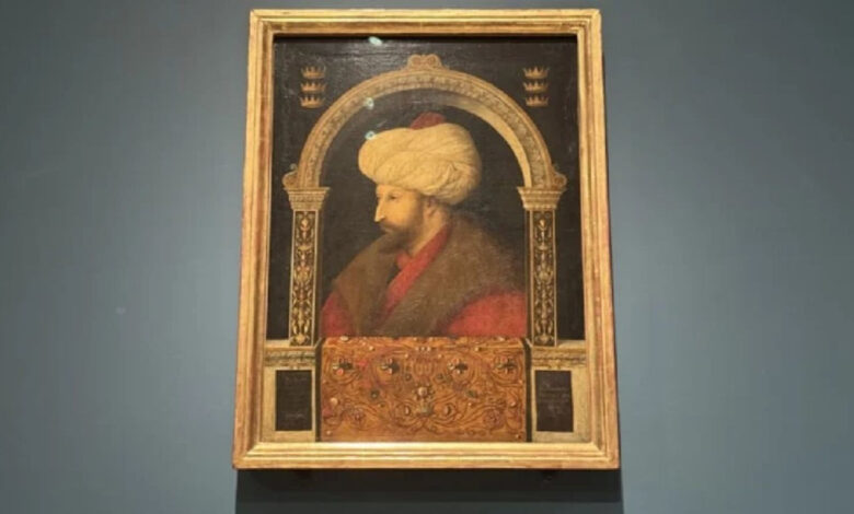 fatih sultan mehmetin portresi ve madalyonlari londrada sergileniyor bellininin eserlerindeki sirlar ErX2tC5y