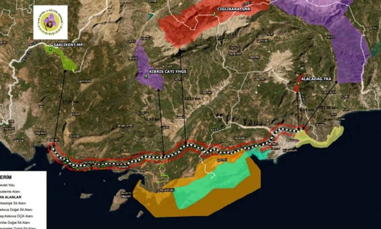 Finike- Kalkan bölünmüş yol projesinin iptali için 3 dava açıldı: Zeytinlikler zarar görecek 1 finike kalkan bolunmus yol projesinin iptali icin 3 dava acildi zeytinlikler zarar gorecek 8VmEDsRc
