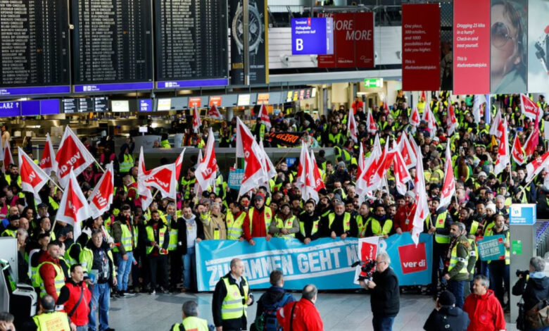 Hamburg Havalimanı'nda grev erken başladı: Tüm seferler iptal edildi 1 hamburghavalimaninda grev erken basladi tum seferler iptal edildi TRjU4tYe