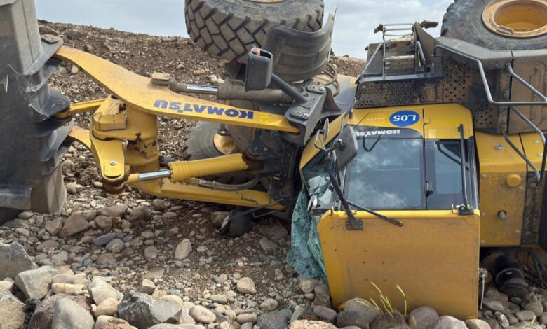 Hatay’da iş makinası devrildi: Sürücü yaralandı 1 hatayda is makinasi devrildi surucu yaralandi cuSbY8bc