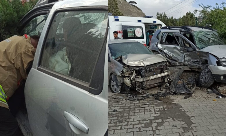 Hatay’da trafik kazası: İki araç çarpıştı, 2 sürücü yaralandı 1 hatayda trafik kazasi iki arac carpisti 2 surucu yaralandi yjONKrUC