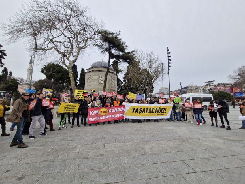 hayvan haklari savunucularindan besiktasta eylem yasa nefreti korukluyor 1 9E8Lce65