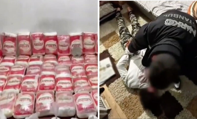 İstanbul'da un paketlerinde ele geçirilen 365 kilo kokainin rotası deşifre oldu 1 istanbulda un paketlerinde ele gecirilen 365 kilo kokainin rotasi desifre oldu m8FxWjZ9