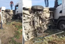 mardin kiziltepede tir ile panelvan carpisti 1 yarali YLurihEv