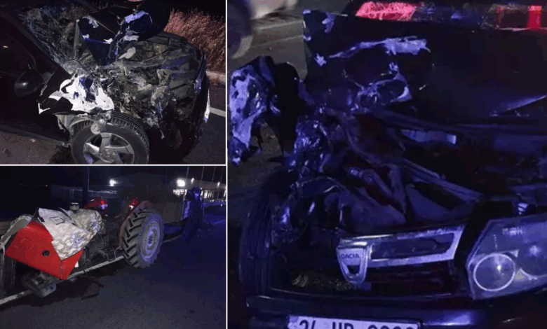 Otomobil traktöre çarptı: 1 ölü, 2 yaralı 1 otomobil traktore carpti 1 olu 2 yarali grsw1133