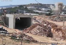 otoyol santiyesinde patlama kaya parcalari evlere isabet etti 2 kisi yaralandi KN1pgCLI