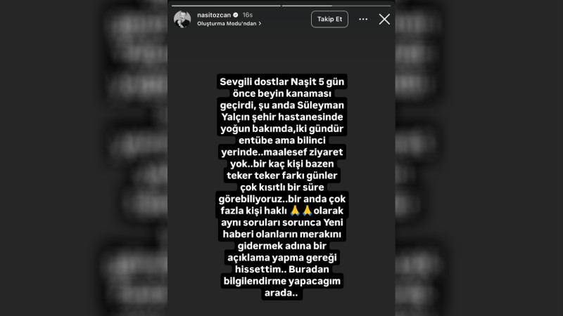 oyuncu nasit ozcan yogun bakima kaldirildi 0 6dZ46svQ