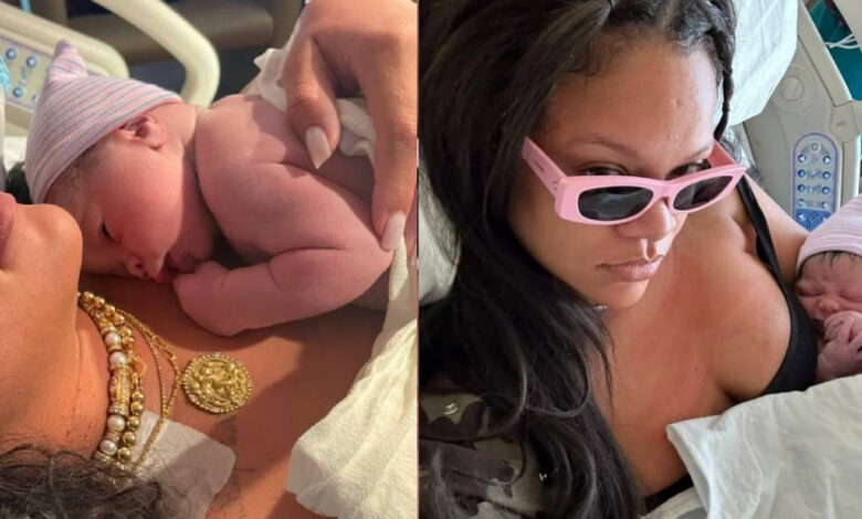 Rihanna: 'İnci ve güneş gözlüğüyle doğurdum' 1 rihanna inci ve gunes gozluguyle dogurdum QTEREL3B