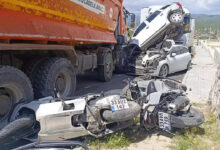 silifkede esi gorulmemis kaza 13 motosiklet ve 2 otomobili ezdi VCzQN5qB