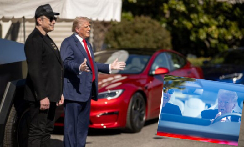 trump beyaz saray onunde muska destek sovu yapti tesla satin aldi r4TAz9Gw