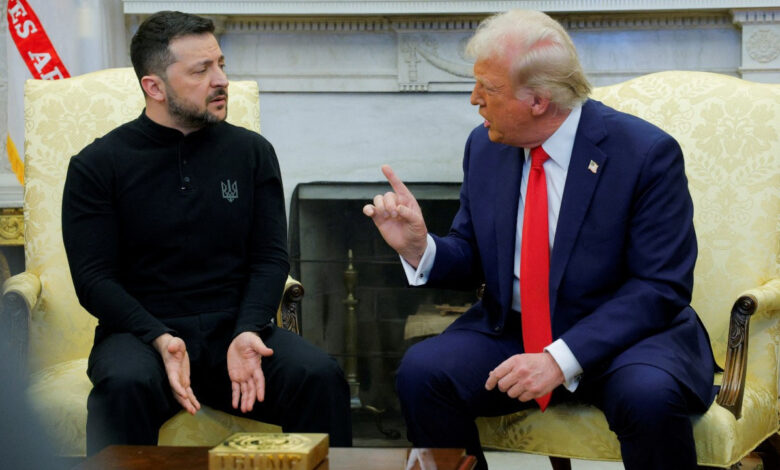 Trump ve Zelenski tartıştı: Ülkemize saygısızlık ediyorsun 1 trump ve zelenski tartisti ulkemize saygisizlik ediyorsun NZU2Dsyt