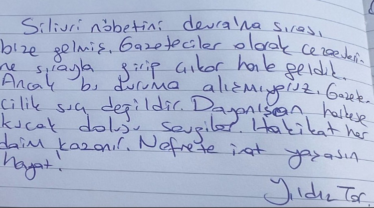tutuklu gazeteciler yildiz tar ve ercument akdenizden mesaj guzel yarinlarda bulusmak uzere 1 jJFUzRfG