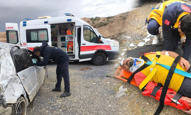 Van Başkale’de trafik kazası: Otomobil takla attı, 1 yaralı 1 van baskalede trafik kazasi otomobil takla atti 1 yarali DbcElAbu