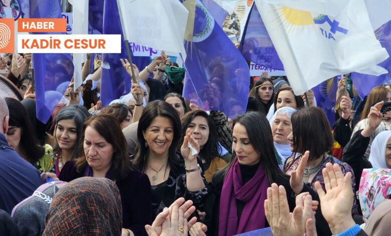 Van'da 8 Mart mitingi: Pervin Buldan ve Tülay Hatimoğulları alanda 1 vanda 8 mart mitingi pervin buldan ve tulay hatimogullari alanda j4VUiMZ7