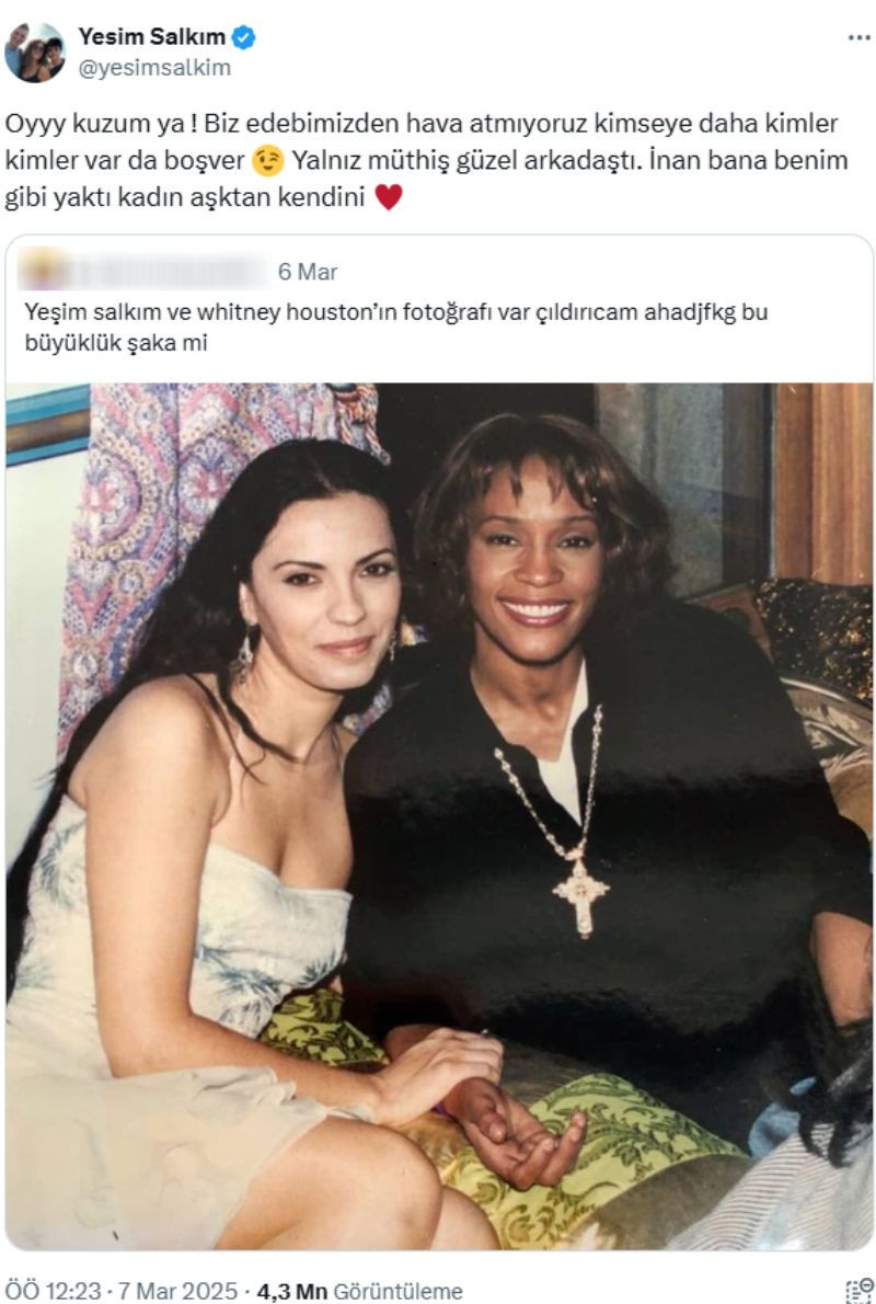 yesim salkimdan whitney houston paylasimi daha kimler kimler var 0 Uk3Ij4Nr
