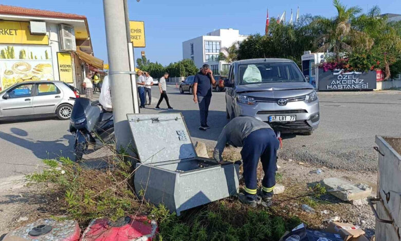 arac elektrik panosuna carparak durabildi mJ456hJ1