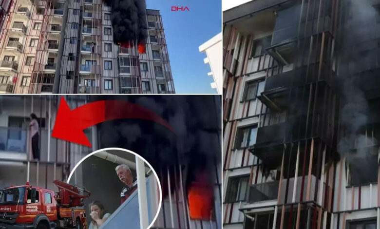 Balkonlarda can pazarı, 10 kişi hastaneye kaldırıldı 1 balkonlarda can pazari 10 kisi hastaneye kaldirildi mKgY6MC7