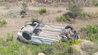 batmanda korku dolu anlar otomobil sarampole yuvarlandi 1 yarali TybjhXrx