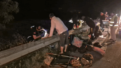 duzcede gece yarisi feci kaza minibusten firlayan yolcular bariyerleri asti c3K29vmQ