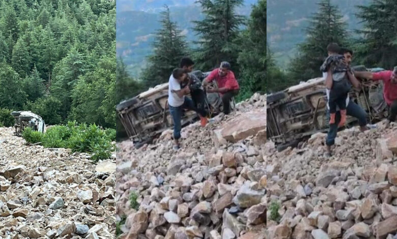 gaziantepte yurek yakan kaza otomobil ucuruma yuvarlandi 3 olu 1 cocuk yarali OQ4F1EJm
