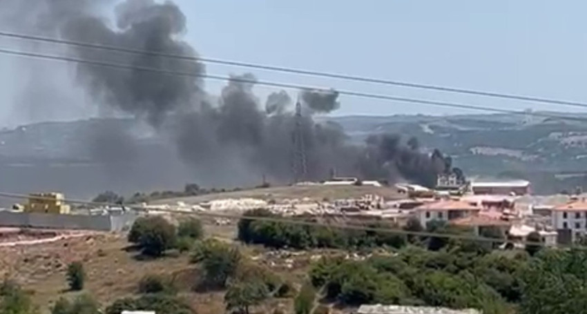 gebzede asfalt fabrikasinda yangin eritme tanki alev aldi 0 bqr4ErfJ