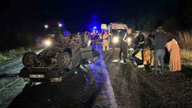 karabukte takla atan otomobilde can pazari xJj7tHde