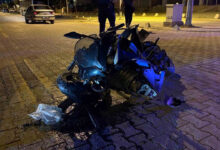malatyada korkutan kaza otomobil ile motosiklet carpisti 1 kisi yaralandi USKEJXmp