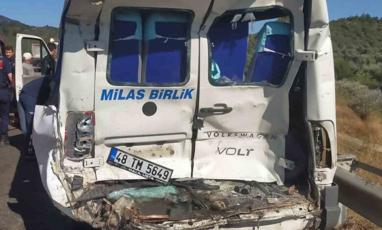 milasta beton mikseri dolmusa carpti 1 olu 13 yarali 6TA76nex