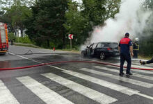 orduda seyir halindeki otomobil alev alev yandi cv71iGnV