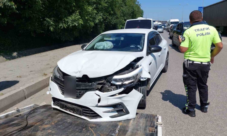 samsunda korku dolu anlar 4 arac birbirine girdi 5 yarali qunpjn52
