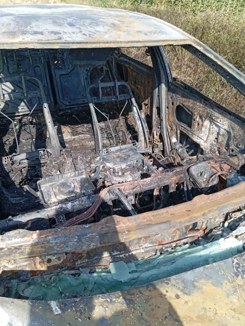 tekirdagda sok goruntuler tarlada otomobil alev alev yandi 0 m4elZ896