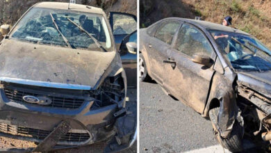 direksiyon hakimiyetini kaybetti arac yoldan cikti IRg3fa1B