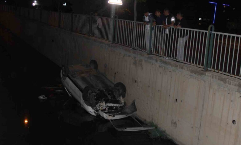 Kayseri’de otomobil kanala uçtu: 1 yaralı 1 kayseride otomobil kanala uctu 1 yarali b6VvJSy1